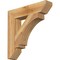 Ekena Millwork Imperial Slat Rough Sawn Bracket, Western Red Cedar, 6"W x 30"D x 30"H BKT06X30X30IMP06RWR - alternate 1